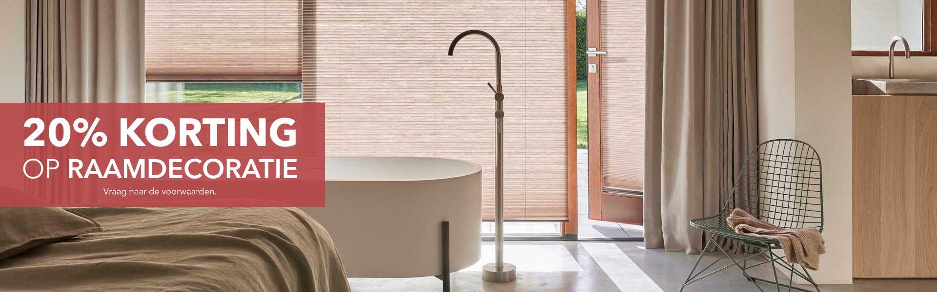 Actie 5 - Raamdecoratie GEEN SHUTTERS Actie 5 - Raamdecoratie GEEN SHUTTERS